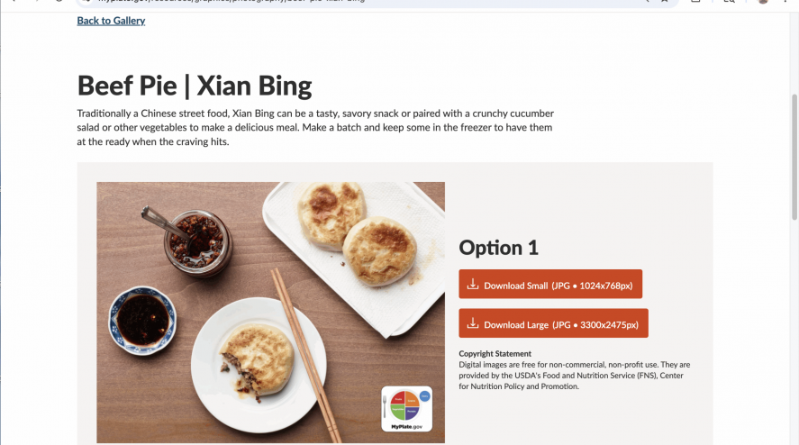 Sample of Cultural Cuisine Recipe