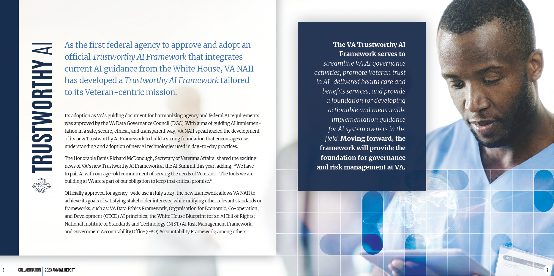 Excerpt from Collaboration Annual Report